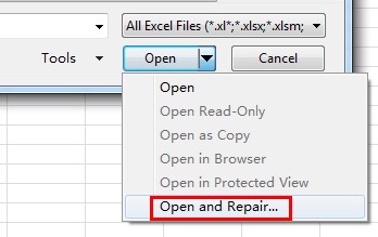Excel Não pode abrir arquivo 3