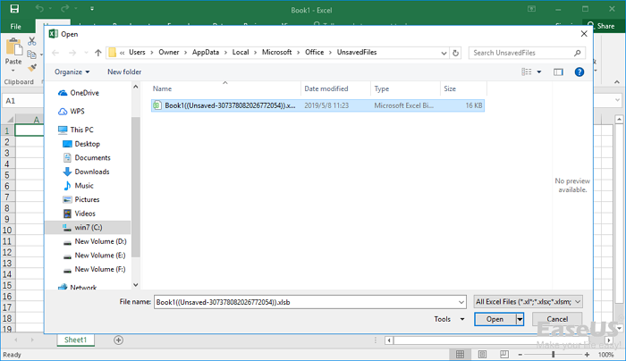 arquivos temporários do Excel 3