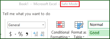 corrigir o problema do Excel travar ao abrir