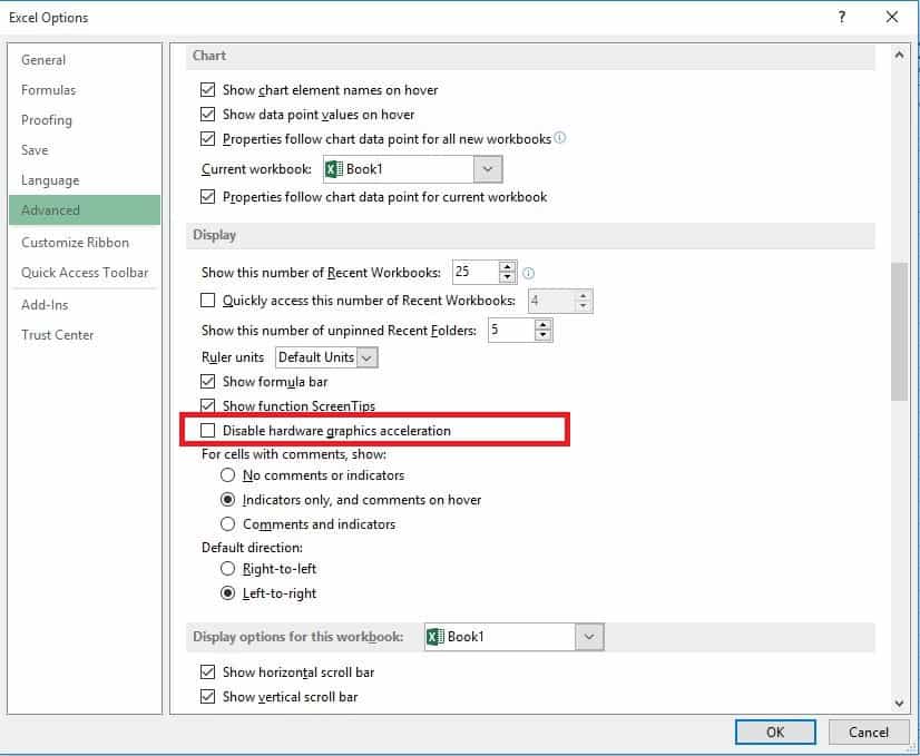 Excel mostra uma tela em branco ao abrir um arquivo