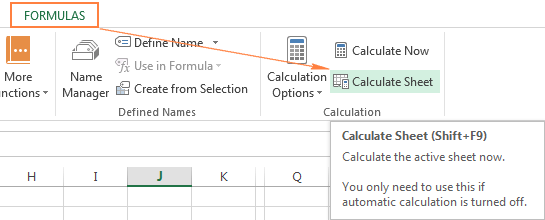 Consertar Fórmulas do Excel não calculando Automaticamente 3