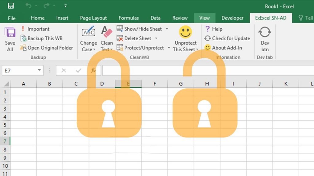 Tipos de senha do MS Excel