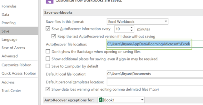  recuperar arquivo excluído do Excel não encontrado na Lixeira 4