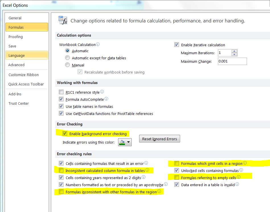  Erro de fórmula desprotegida do Excel 5
