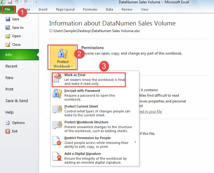 proteger pasta de trabalho do Excel da edição 1