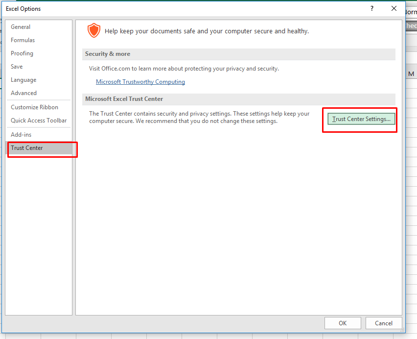 Arquivo não foi possível abrir na protegida vista 3