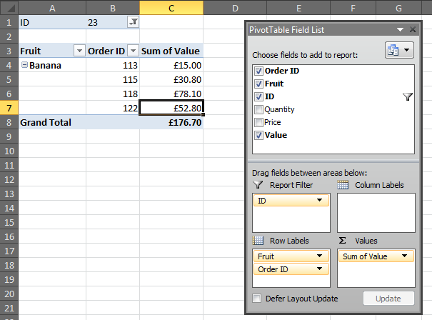 Excel VLOOKUP não está 1funcionando 9