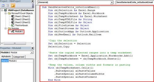 Enviar intervalo de célula usando código VBA 2