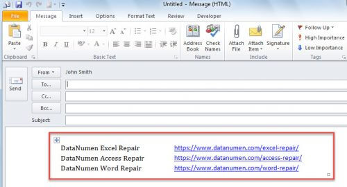 Enviar intervalo de célula usando código VBA 3