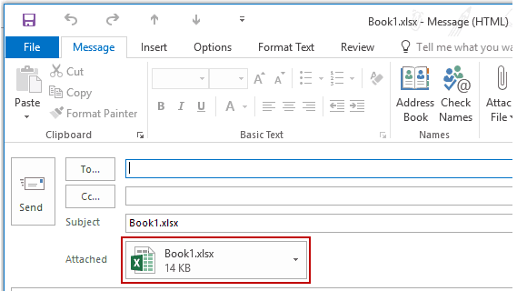 Enviar pasta de trabalho inteira como anexo de e-mail 2