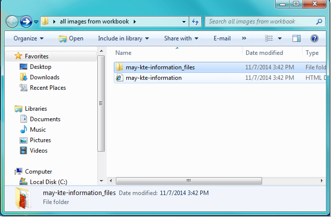 Extraia várias imagens Excel 3