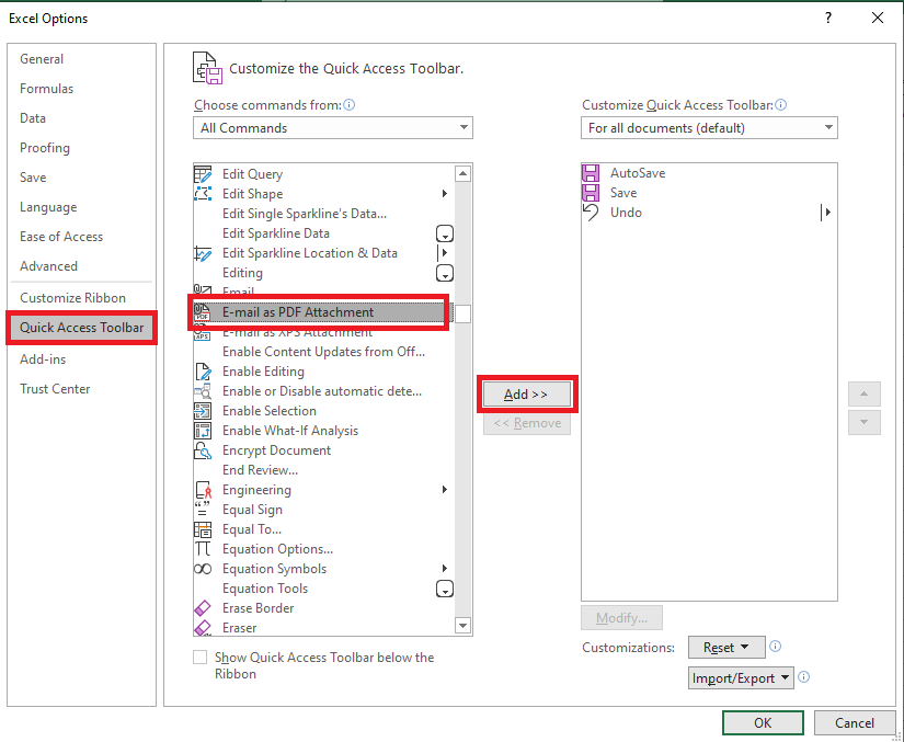 problema de arquivo salvar como PDF no Excel
