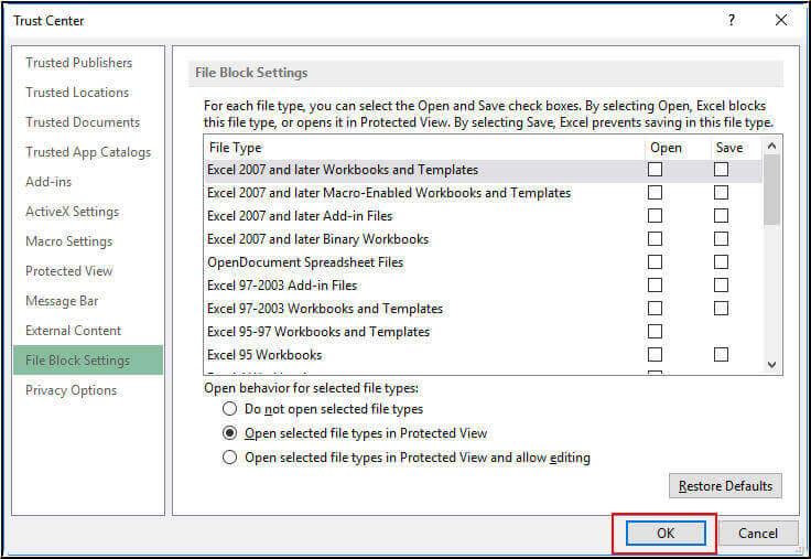Excel arquivo fecha imediatamen 16