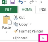 limpar a área de transferência no Excel 1