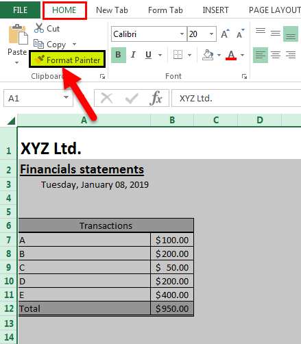 Todas as células mescladas precisam ter o mesmo tamanho