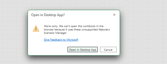 corrigindo o erro ‘We Can’t Open the Workbook in the Browser’ do Excel