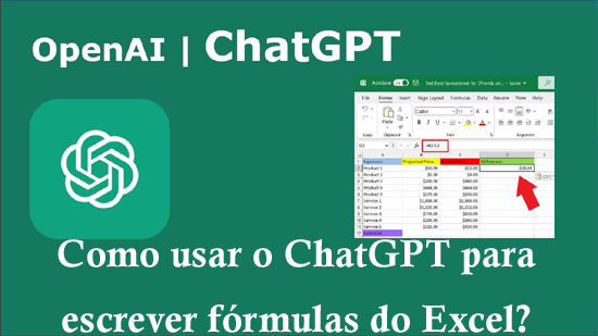 como usar o ChatGPT para escrever fórmulas do Excel?