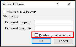 remover o modo somente leitura do Excel 