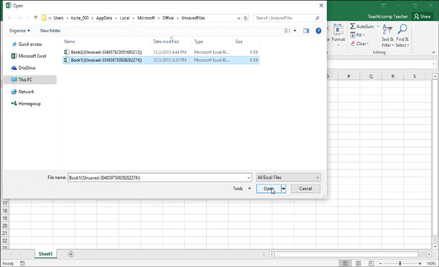 remover o modo somente leitura do Excel 