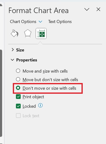 Fixed Objects Will Move Excel Erro