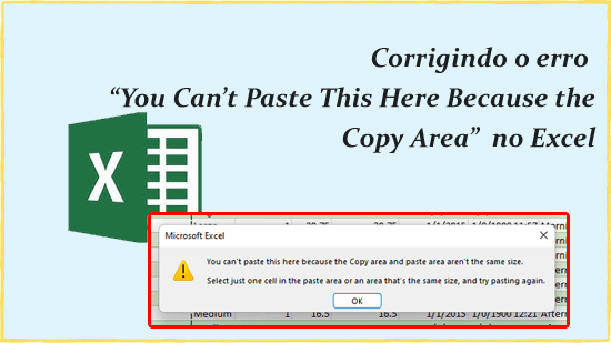 Você não pode colar aqui porque a área de cópia está